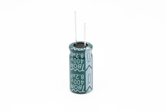 8.2uf400v 10x20 রেডিয়াল অ্যালুমিনিয়াম ইলেক্ট্রোলাইটিক ক্যাপাসিটর হাই রিপল কারেন্ট ক্যাপাসিটর