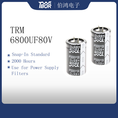 TRM 6800uf 80v স্ন্যাপ ইনভার্টার ক্যাপাসিটর 30x45mm বিস্ফোরণ প্রমাণ