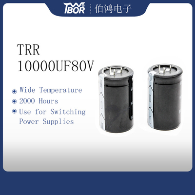ইলেক্ট্রোলাইটিক ক্যাপাসিটারে 10000uf80v 35x60 স্ন্যাপ 20% সহনশীলতা