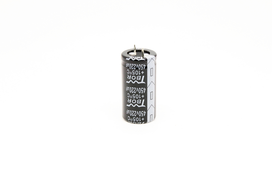 220UF450V স্ন্যাপ ইন সুইচিং পাওয়ার সাপ্লাই ক্যাপাসিটর 20% সহনশীলতা