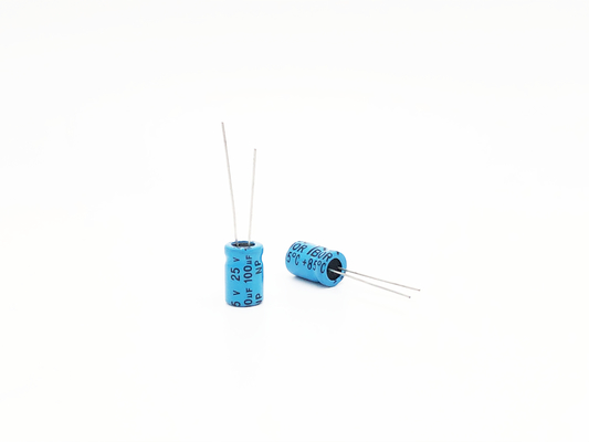 100UF25V বাইপোলার ইলেক্ট্রোলাইটিক ক্যাপাসিটর নন পোলারাইজড ইলেক্ট্রোলাইটিক ক্যাপাসিটর