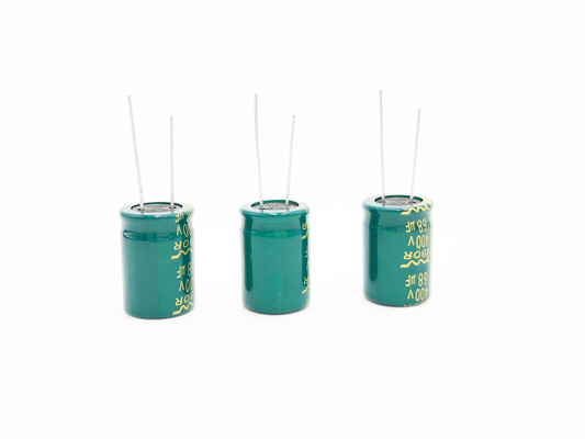 18X25 উচ্চ ফ্রিকোয়েন্সি কম ESR ক্যাপাসিটর 68UF400V