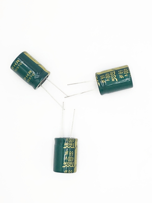 18X25 উচ্চ ফ্রিকোয়েন্সি কম ESR ক্যাপাসিটর 68UF400V