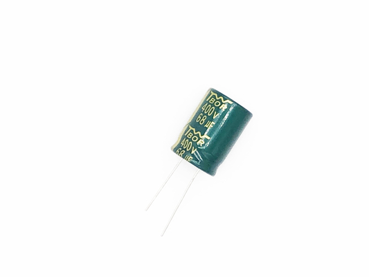 18X25 উচ্চ ফ্রিকোয়েন্সি কম ESR ক্যাপাসিটর 68UF400V