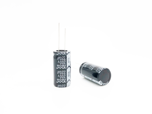 অ্যালুমিনিয়াম 220uF200V মিনিয়েচার ক্যাপাসিটর 18X35mm ISO 14001