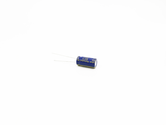 10UF 250V 8x16mm রেডিয়াল ইলেক্ট্রোলাইটিক ক্যাপাসিটর 20% সহনশীলতা