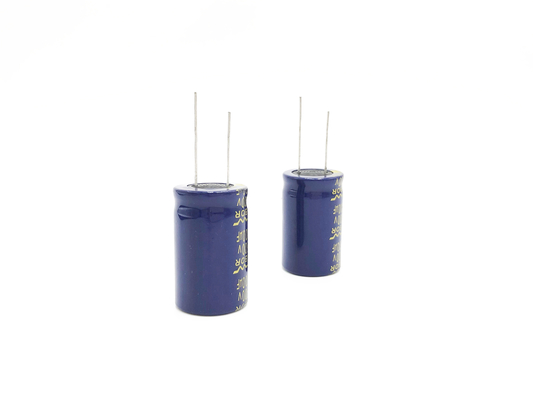 22X35mm 100UF 500V ইলেক্ট্রোলাইটিক ক্যাপাসিটর ওয়াইড টেম্পারেচার ক্যাপাসিটর LED লাইট