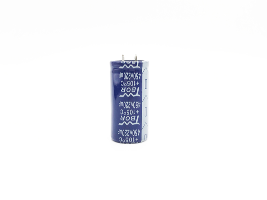 220UF 450V উচ্চ ভোল্টেজ ইলেক্ট্রোলাইটিক ক্যাপাসিটর 3000 ঘন্টা দীর্ঘ জীবন