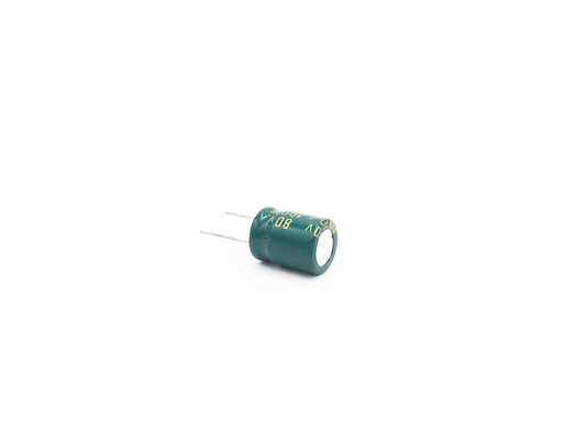 5000 ঘন্টা 100UF80V LED লাইট ক্যাপাসিটর 10X20MM ISO14001