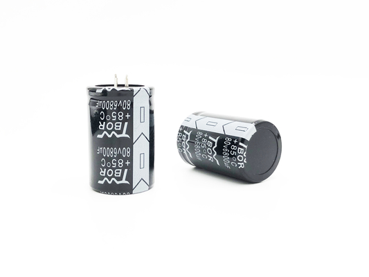 35X50mm 6800UF 80V ক্যাপাসিটর উচ্চ তাপমাত্রা ইলেক্ট্রোলাইটিক ক্যাপাসিটর