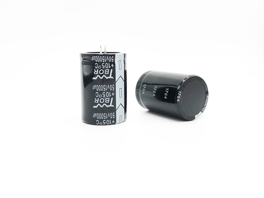 কালো 35X50MM উচ্চ ভোল্টেজ ইলেক্ট্রোলাইটিক ক্যাপাসিটর 15000UF 50V