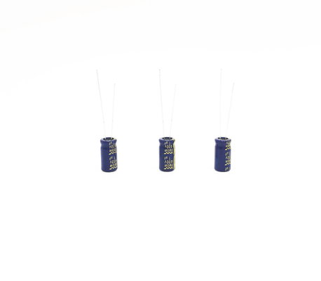 1UF400V 6.3X12MM রেডিয়াল অ্যালুমিনিয়াম ইলেক্ট্রোলাইটিক ক্যাপাসিটর ওয়াইড তাপমাত্রা