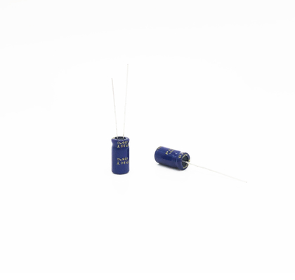 1UF400V 6.3X12MM রেডিয়াল অ্যালুমিনিয়াম ইলেক্ট্রোলাইটিক ক্যাপাসিটর ওয়াইড তাপমাত্রা