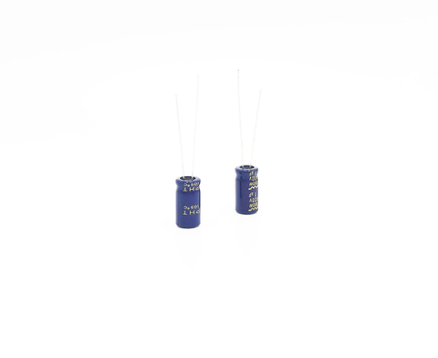 1UF400V 6.3X12MM রেডিয়াল অ্যালুমিনিয়াম ইলেক্ট্রোলাইটিক ক্যাপাসিটর ওয়াইড তাপমাত্রা