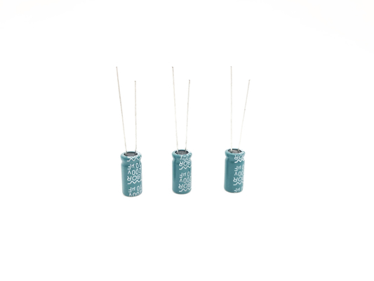 RoHS নিম্ন ESR ইলেক্ট্রোলাইটিক ক্যাপাসিটর 8X16MM 10UF 200V ক্যাপাসিটর