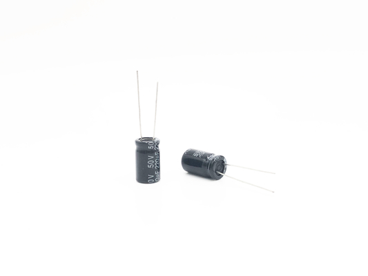 220UF50V 10X17mm ক্ষুদ্র ক্যাপাসিটর রেডিয়াল টাইপ