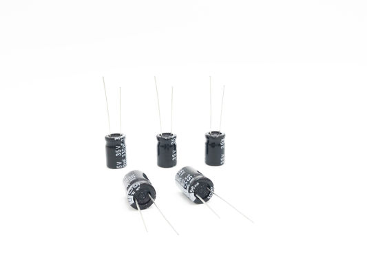 TW BOR মিনিয়েচার ক্যাপাসিটর 330UF35V 10X15mm রেডিয়াল ইলেক্ট্রোলাইটিক ক্যাপাসিটর