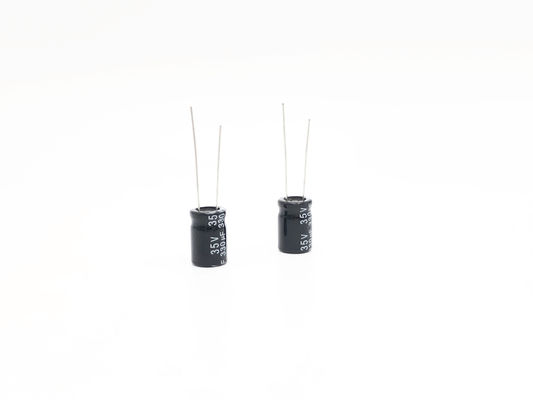 TW BOR মিনিয়েচার ক্যাপাসিটর 330UF35V 10X15mm রেডিয়াল ইলেক্ট্রোলাইটিক ক্যাপাসিটর