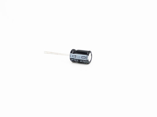TW BOR মিনিয়েচার ক্যাপাসিটর 330UF35V 10X15mm রেডিয়াল ইলেক্ট্রোলাইটিক ক্যাপাসিটর