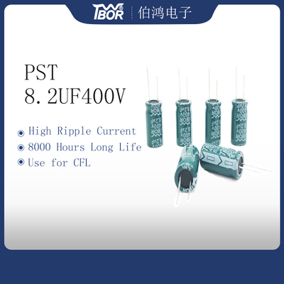 8.2UF 400V হাই রিপল কারেন্ট ইলেক্ট্রোলাইটিক ক্যাপাসিটর 13X20 মিমি