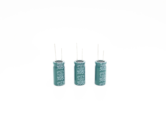 8.2UF 400V হাই রিপল কারেন্ট ইলেক্ট্রোলাইটিক ক্যাপাসিটর 13X20 মিমি