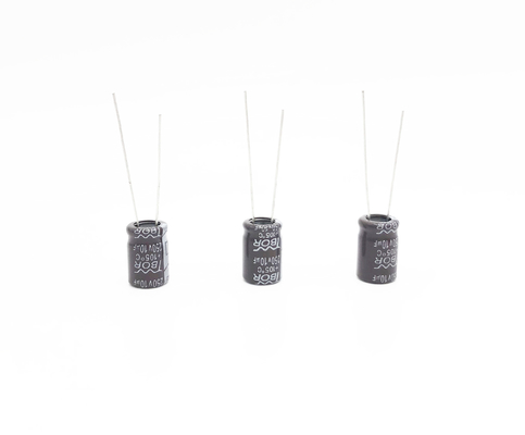 ISO9001 10X13MM অ্যালুমিনিয়াম ইলেক্ট্রোলাইটিক ক্যাপাসিটর CFL 10UF 250V