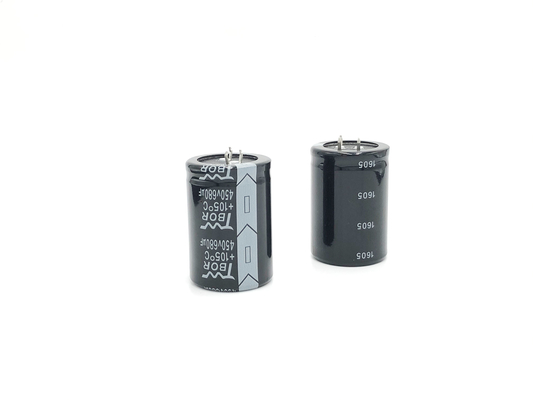 680UF450V 35X60MM UPS ক্যাপাসিটর ওয়াইড টেম্পারেচার স্ন্যাপ ইন ক্যাপাসিটর