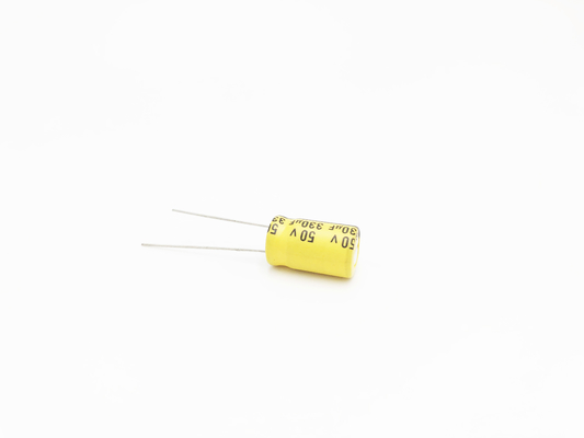 13X20MM 130C উচ্চ তাপমাত্রা ইলেক্ট্রোলাইটিক ক্যাপাসিটর 330UF 50V