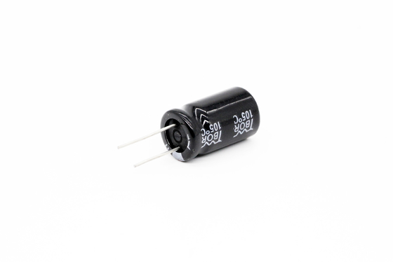ISO9001 রেডিয়াল ইলেক্ট্রোলাইটিক ক্যাপাসিটর 220uF 50V