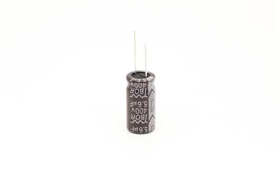 5.6uF 400v রেডিয়াল ইলেক্ট্রোলাইটিক ক্যাপাসিটর 10x16mm উচ্চ রিপল কারেন্ট