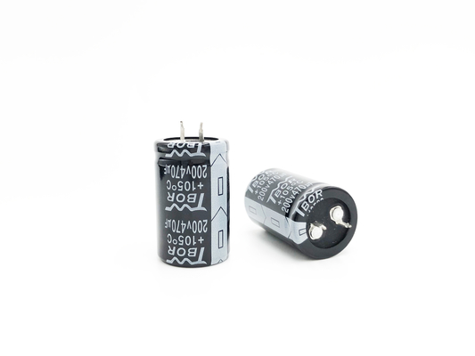 নিম্ন ESR 470UF 200V ইলেক্ট্রোলাইটিক ক্যাপাসিটর 22X40MM বিস্ফোরণ প্রমাণ