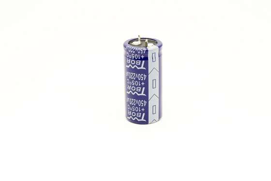 অ্যালুমিনিয়াম 30x35mm 220uf 450v ক্যাপাসিটর বিস্ফোরণ প্রমাণ ISO9001