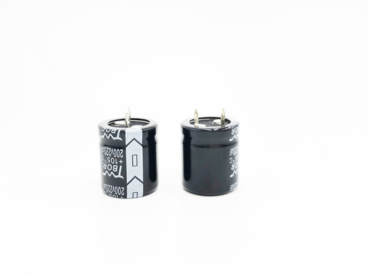 ক্যাপাসিটরে 2000 ঘন্টা দীর্ঘ জীবন স্ন্যাপ 1200UF200V 30X50MM