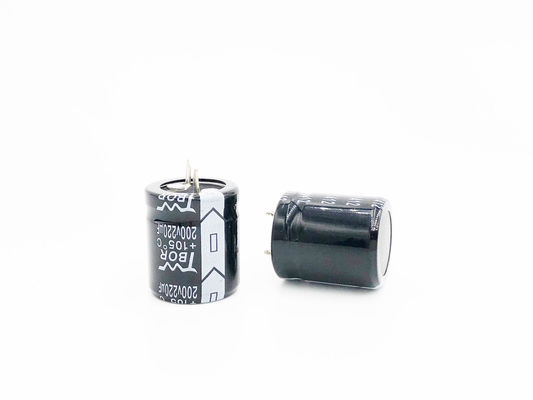 ক্যাপাসিটরে 2000 ঘন্টা দীর্ঘ জীবন স্ন্যাপ 1200UF200V 30X50MM