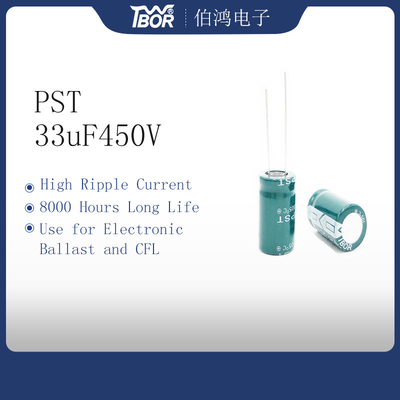 TW BOR হাই রিপল কারেন্ট ক্যাপাসিটর 33uF 450V