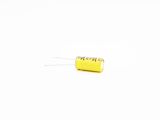 LED লাইটের জন্য 10x13mm উচ্চ তাপমাত্রার ক্যাপাসিটর 6.8uF400V