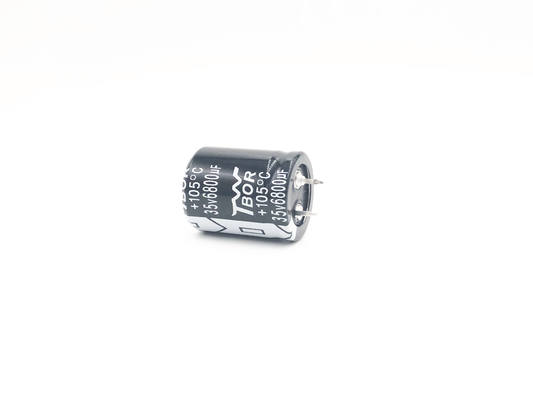 6800UF100V 25x30mm স্ন্যাপ ইন ক্যাপাসিটর UPS স্যুইচিং পাওয়ার সাপ্লাই