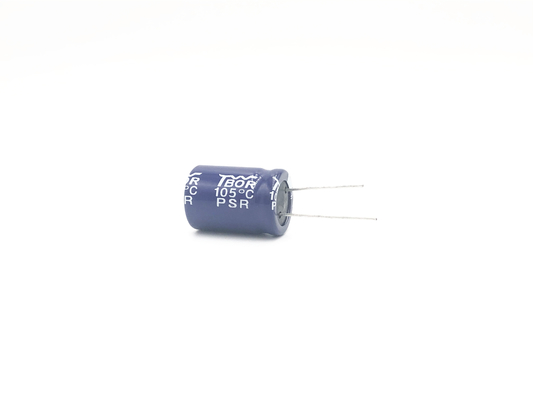 18x25mm রিডিয়াল ইলেক্ট্রোলাইটিক ক্যাপাসিটর ISO9001 পাওয়ার সুইচ ক্যাপাসিটর