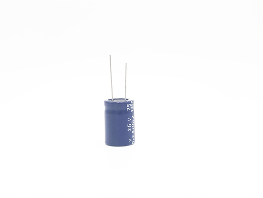 18x40mm 4700uf25v রেডিয়াল ইলেক্ট্রোলাইটিক ক্যাপাসিটর 2000 ঘন্টা লোড